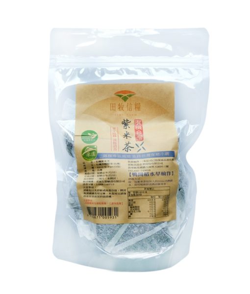 W【田牧信糧】【雜糧】有機紫米茶300g